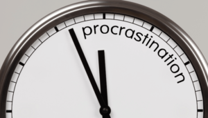 Overcoming procrastination in two minutes